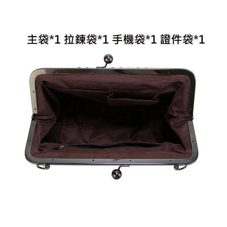 台灣現貨 多款包 口金包 肩背包 包包 手拿包 文青 手拿包 皮包 郵差包 皮包 皮革 手提包 肩背包 復古包 兩用-細節圖5