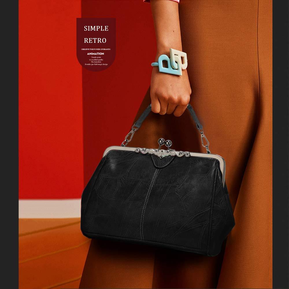 台灣現貨 多款包 口金包 肩背包 包包 手拿包 文青 手拿包 皮包 郵差包 皮包 皮革 手提包 肩背包 復古包 兩用-細節圖9