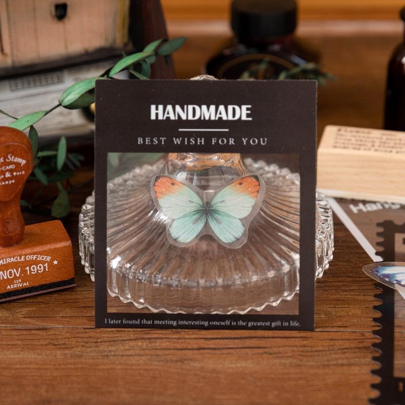 台灣現貨 手帳素材 復古膠片 五款風格 PET貼紙包 框框博物館系列 復古底片手帳裝飾素材打底貼-細節圖3