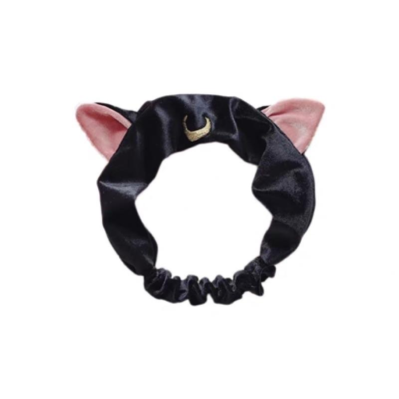 現貨 髮帶 貓咪髮帶 月亮髮帶 貓耳 月亮 美少女 露娜貓 貓咪 髮帶 洗臉髮帶-細節圖4