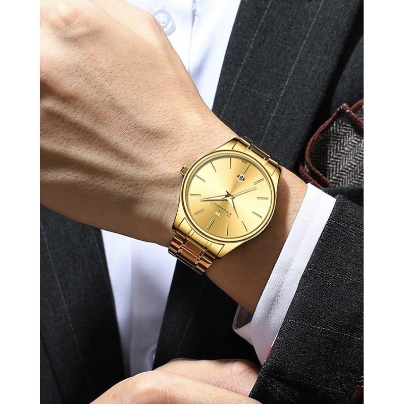 現貨 正版授權 簡約 夜光錶 日曆錶 鋼錶 金錶 簡約錶 造型錶 生日禮物 情人節 送禮 父親節 手錶 錶-細節圖6