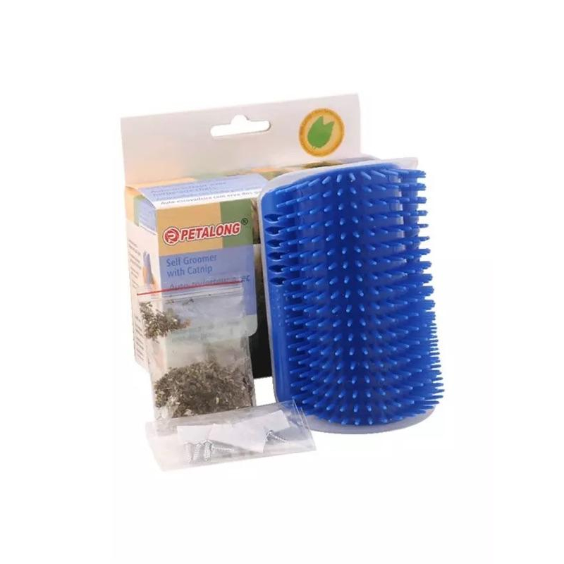 台灣現貨送貓草 貓咪按摩器 梳毛器 寵物梳毛 磨蹭 寵物 貓抓板 牆角梳 寵物用品 毛小孩 寵物玩具 寵物除毛器 脫毛梳-細節圖3