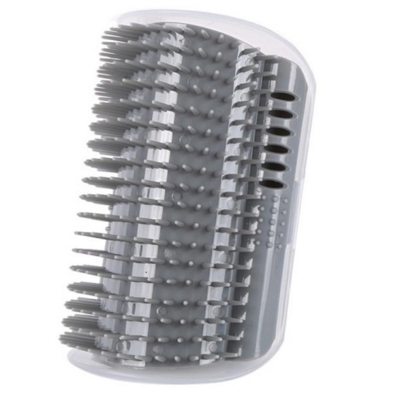 台灣現貨送貓草 貓咪按摩器 梳毛器 寵物梳毛 磨蹭 寵物 貓抓板 牆角梳 寵物用品 毛小孩 寵物玩具 寵物除毛器 脫毛梳-細節圖4