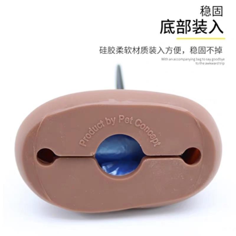 現貨 撿便袋 附袋子 撿便器 鑰匙圈 大便君 寵物外出 寵物用品 便便收納-細節圖3