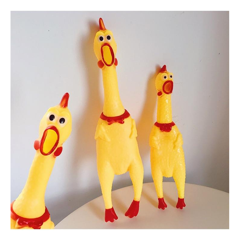 現貨 尖叫雞 發洩雞 整人 玩具 送禮 寵物玩具 生日 惡整-細節圖3