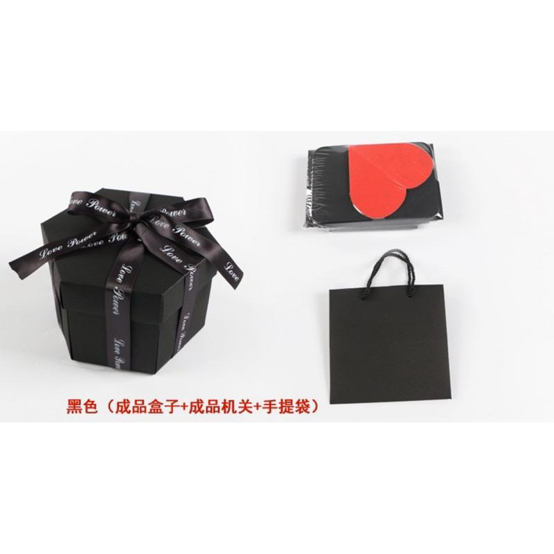 24H 板橋現貨 贈12件機關卡 耶誕 爆炸盒 成品 爆炸禮物盒 禮物盒子 手作 爆炸盒子 禮物盒 生日禮物 交換禮物-細節圖5