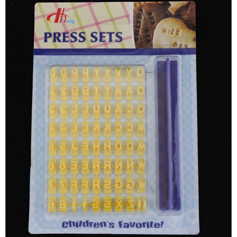 現貨 字母烘培 字母壓印 翻糖蛋糕 餅乾模具 生日 數字印章 情人節 DIY 聖誕節 交換禮物-細節圖2