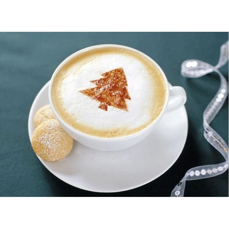 ☕️拉花片☕️（16入）花式咖啡 拿鐵 咖啡 拉花 蛋糕 印花模具 咖啡壺 拉花紙 奶泡器 咖啡膠囊 拉花器 杯 零食-細節圖2