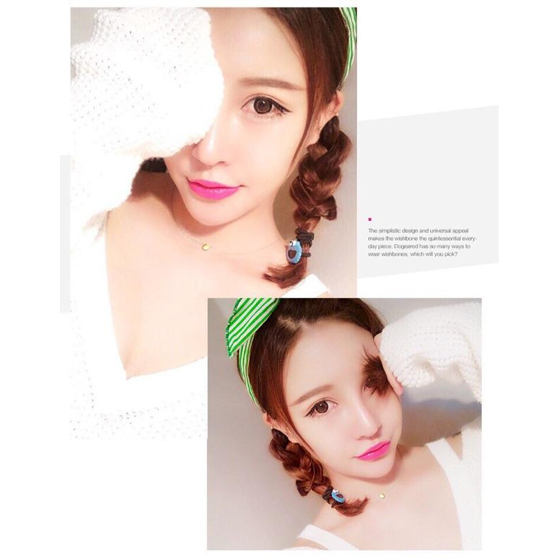 現貨 韓國 純銀 小金豆 項鍊 頸鍊 鎖骨鍊 氣質鎖骨鍊 韓妞時尚 百搭項鍊 甜美 韓製新品-細節圖2