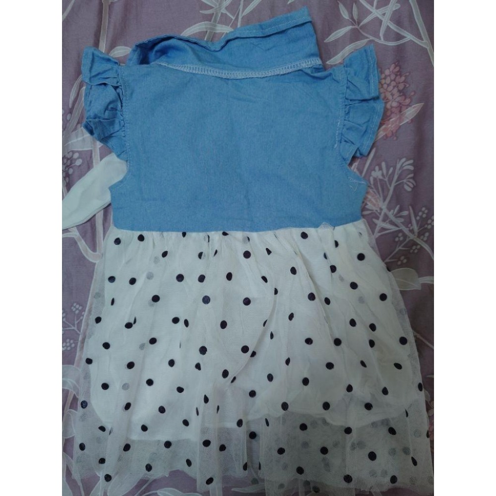 二手 童裝 洋裝 網紗連身裙 80-細節圖3