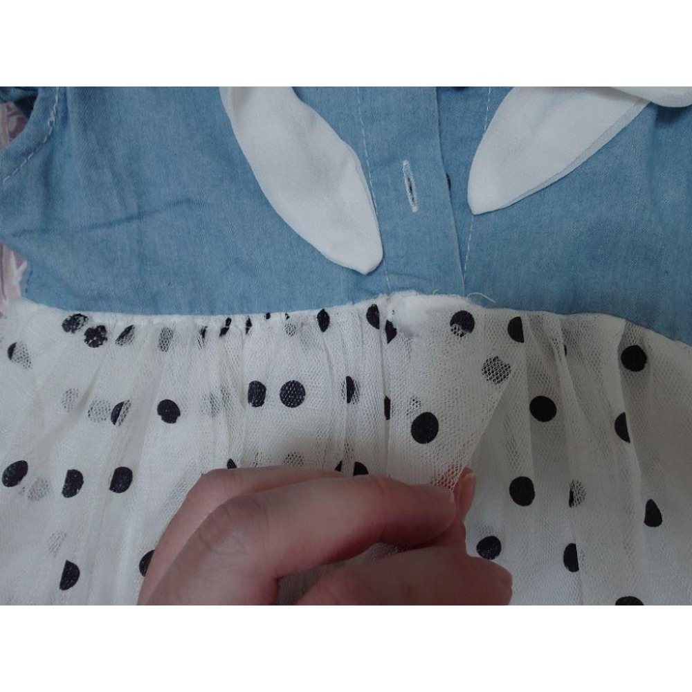 二手 童裝 洋裝 網紗連身裙 80-細節圖4