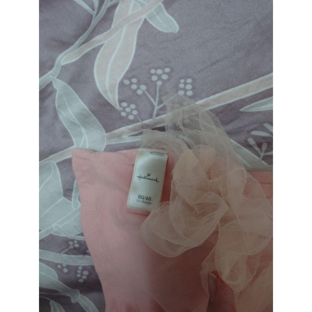 二手近新 童裝 Hallmark babies 粉色背心裙 80 僅下水-細節圖4