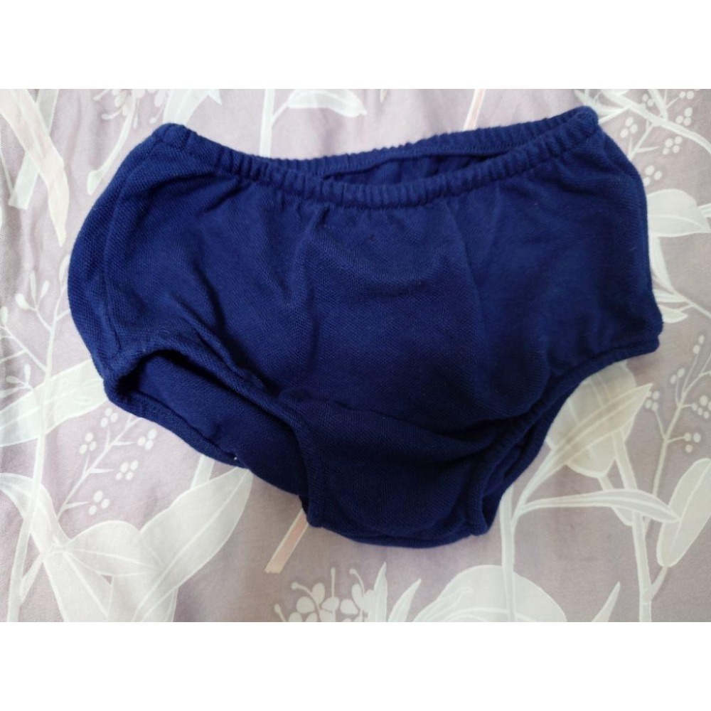 二手 童裝 RL POLO Ralph Lauren 藍色洋裝+小褲 80-細節圖6