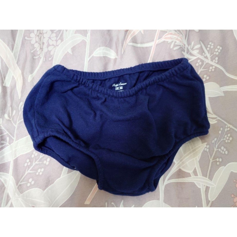 二手 童裝 RL POLO Ralph Lauren 藍色洋裝+小褲 80-細節圖8