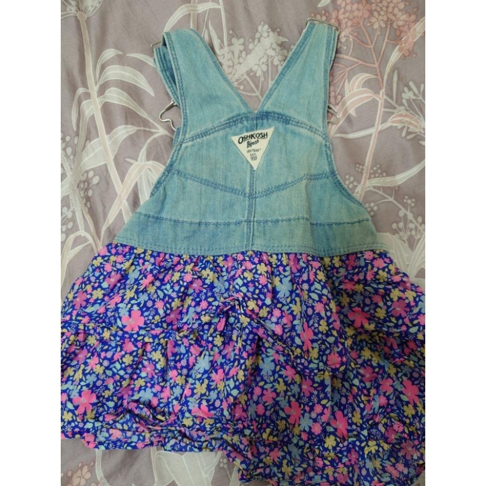 二手 Oshkosh 吊帶裙 24M 贈小褲-細節圖3