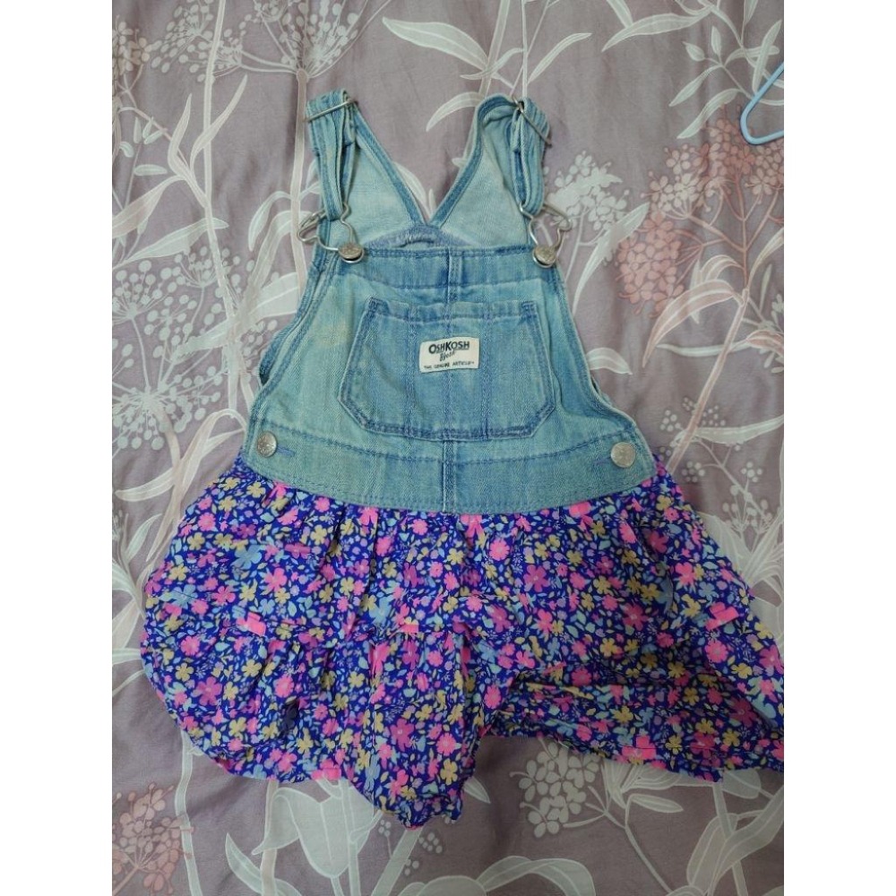二手 Oshkosh 吊帶裙 24M 贈小褲-細節圖4