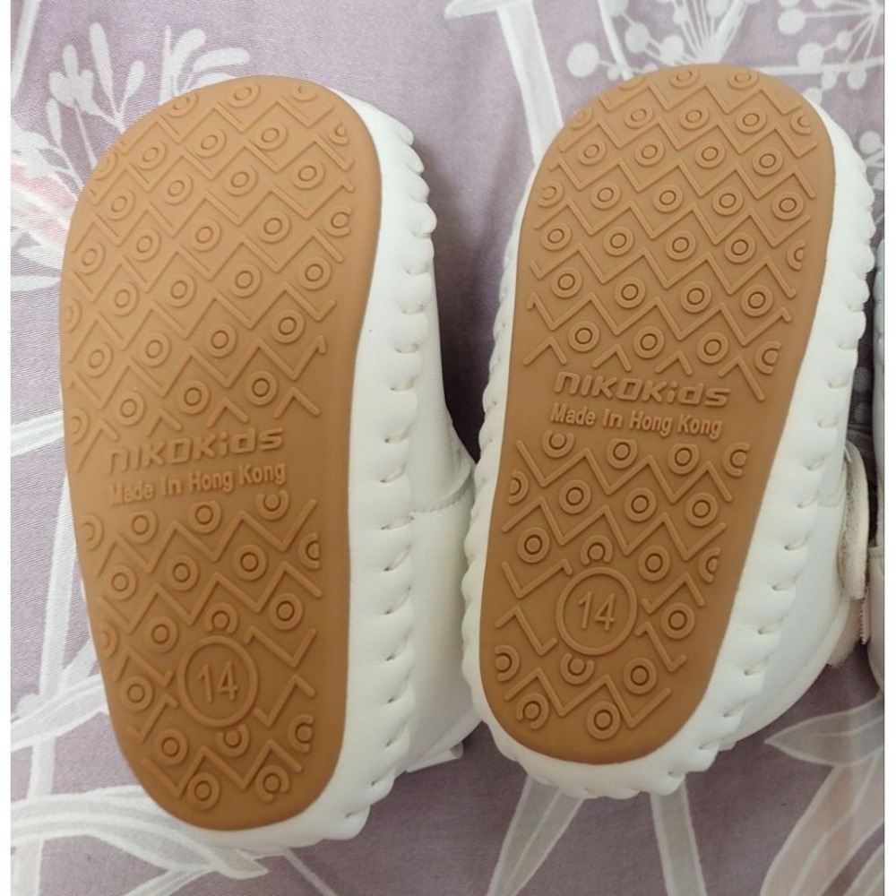 ［Nikokids]軟Q底手工縫製學步鞋 14CM 全新未穿-細節圖2
