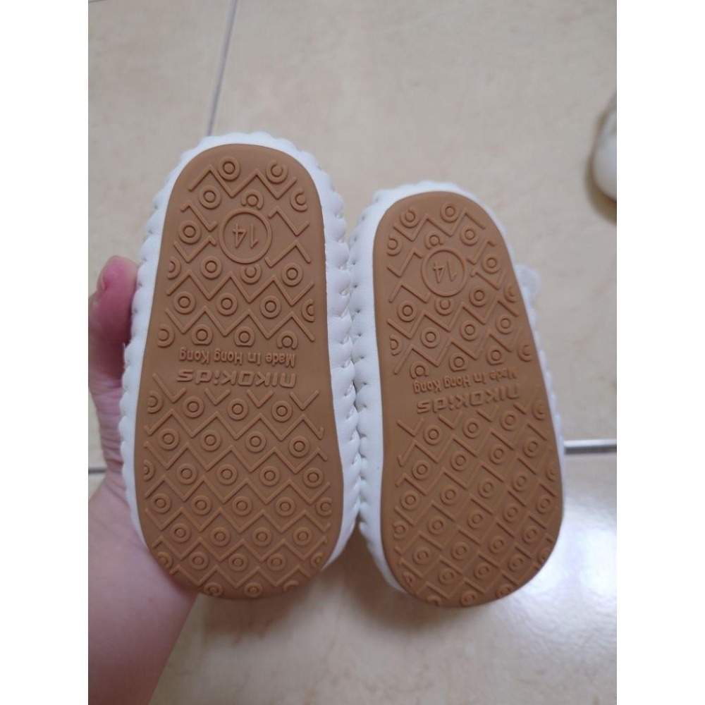 ［Nikokids]軟Q底手工縫製學步鞋 14CM 全新未穿-細節圖4