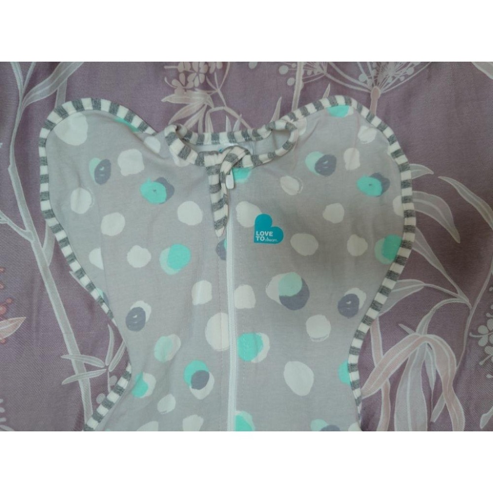 二手 LTD/Love to dream 蝶形包巾 灰色圓點 一階 一般款1.0TOG NB-細節圖8