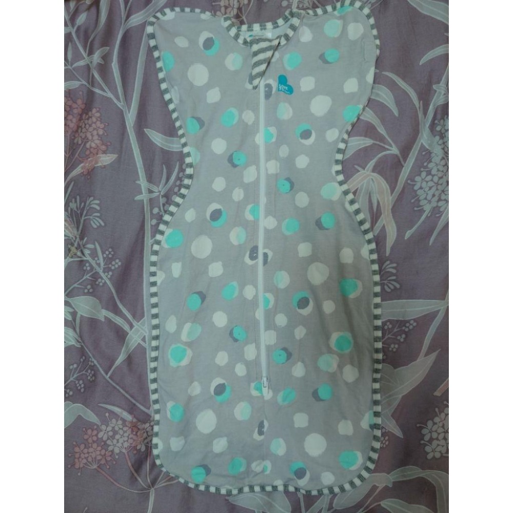 二手 LTD/Love to dream 蝶形包巾 灰色圓點 一階 一般款1.0TOG NB-細節圖9