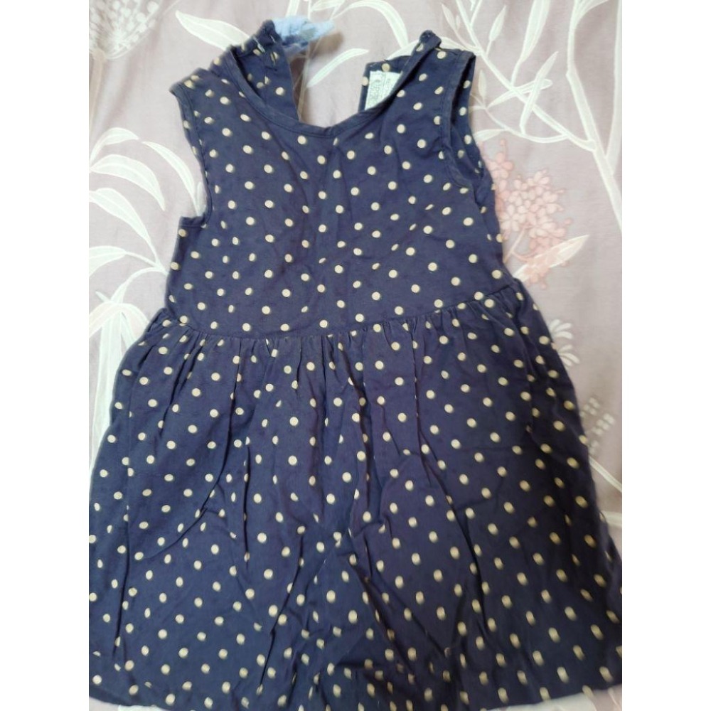 二手 mamas&papas 圓點洋裝 9-12M-細節圖4