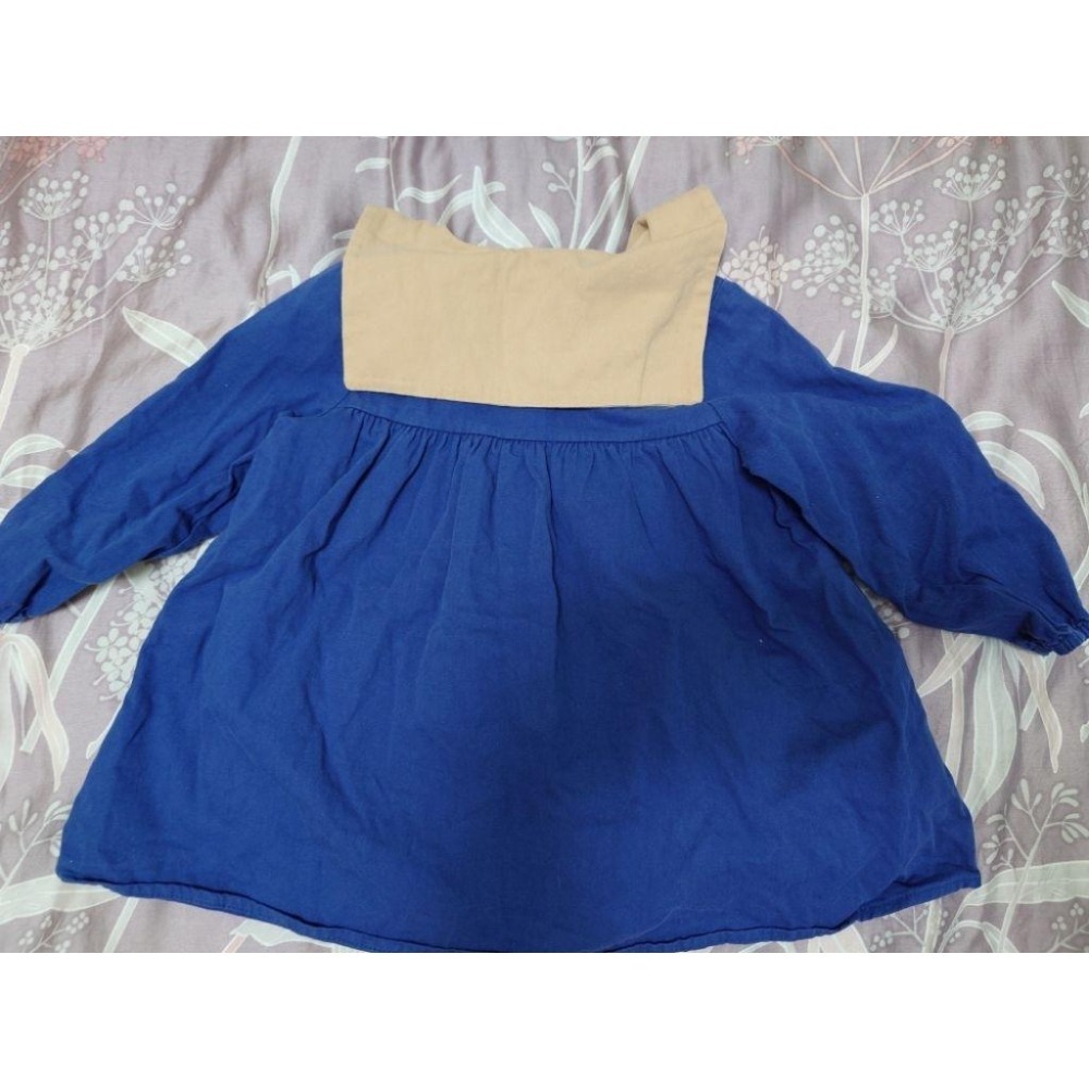 二手 童裝 正韓 Arim closet 藍色洋裝 尺寸 S-細節圖3