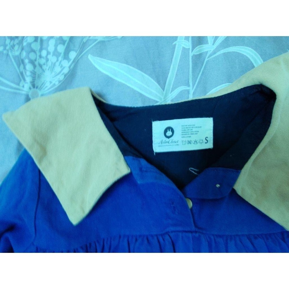 二手 童裝 正韓 Arim closet 藍色洋裝 尺寸 S-細節圖4