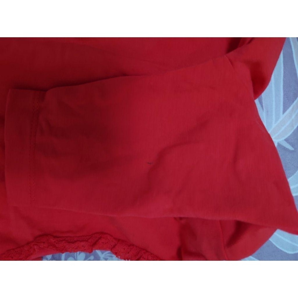 二手 童裝 Hallmark babies 紅色七分袖質感長袖外套 80-細節圖4