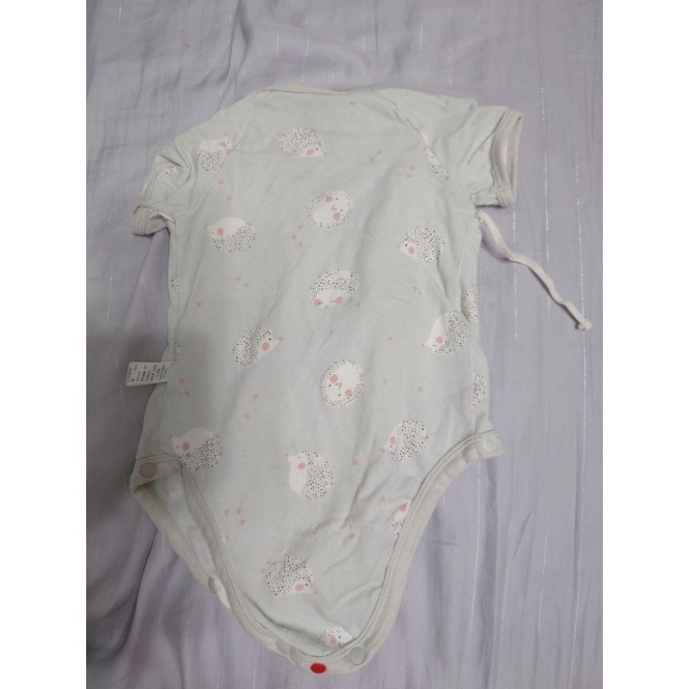 二手 媽媽餵 mamaway 短袖包屁衣 NB-細節圖2