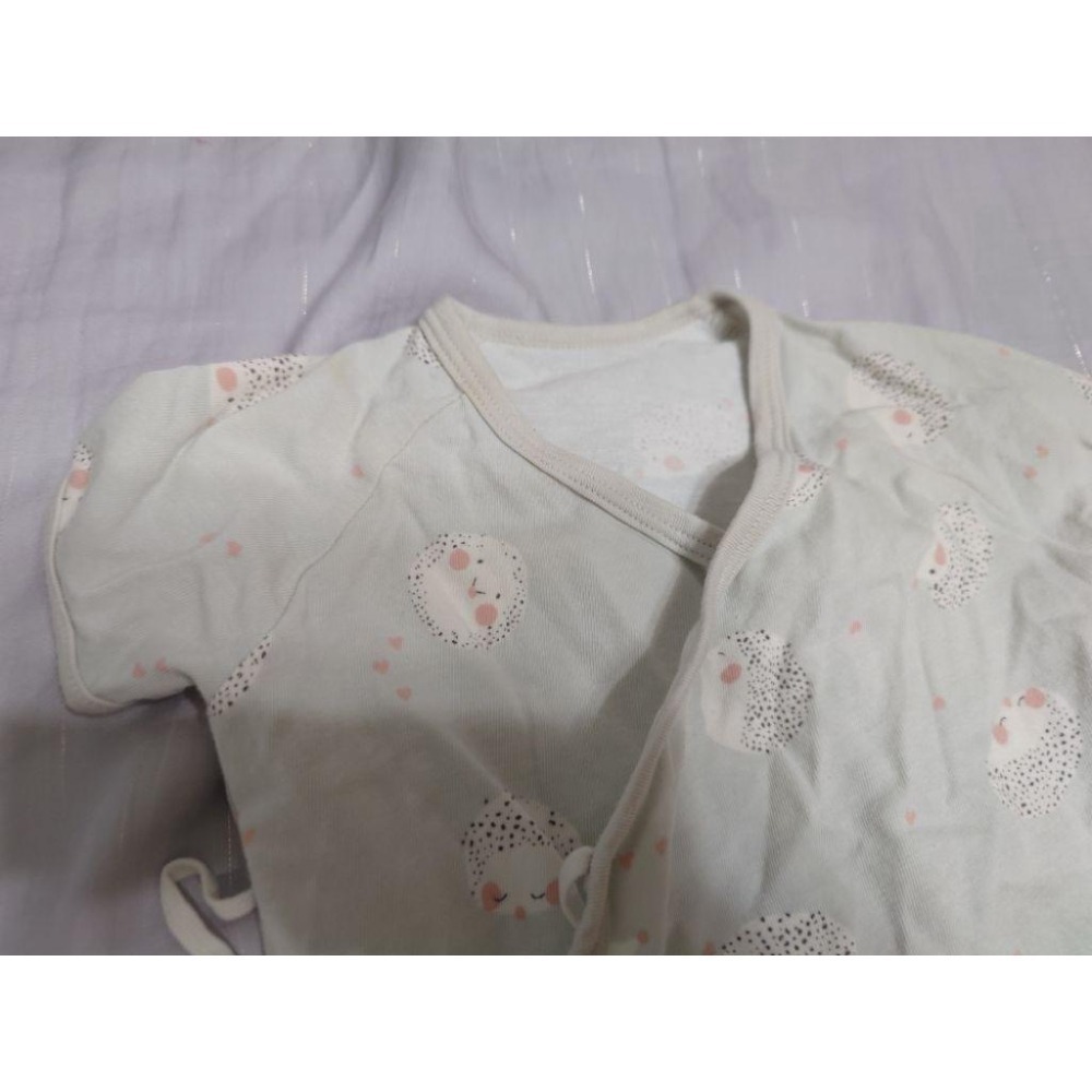 二手 媽媽餵 mamaway 短袖包屁衣 NB-細節圖3