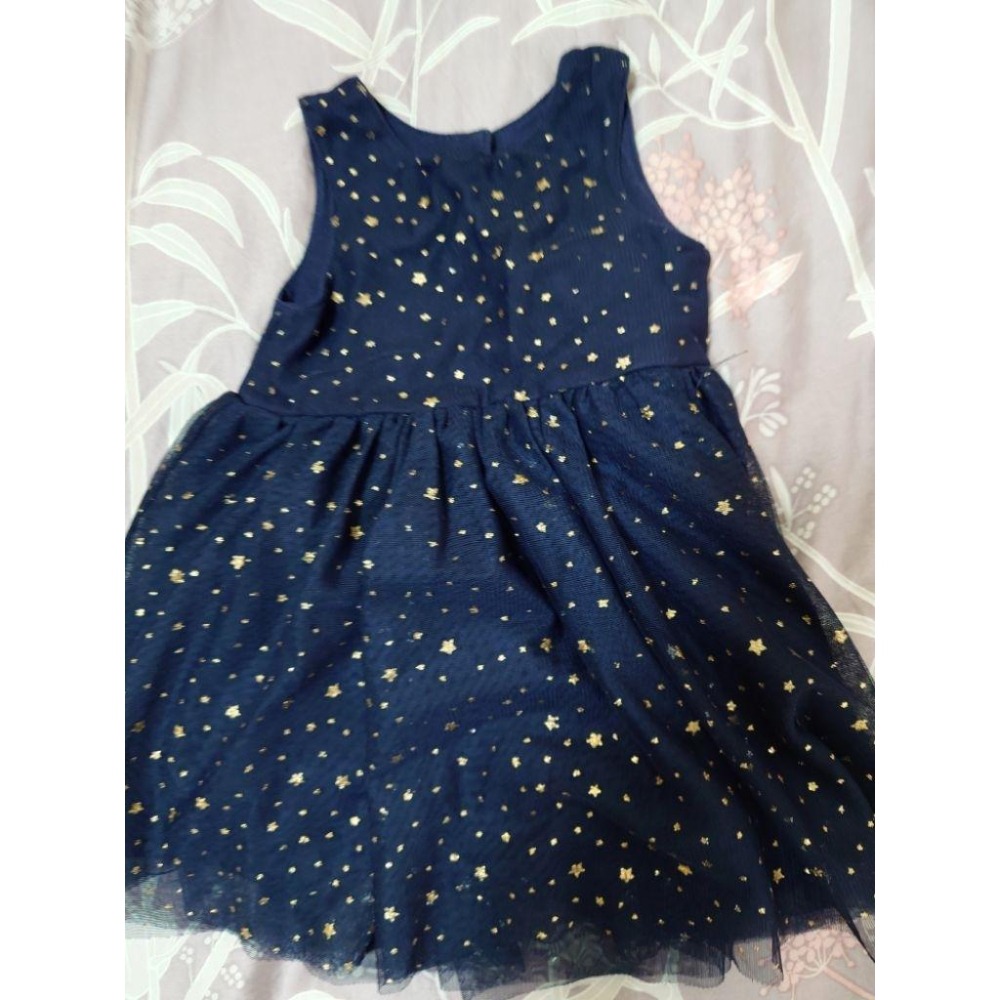 二手 Net baby 藍色星星洋裝 90-細節圖3