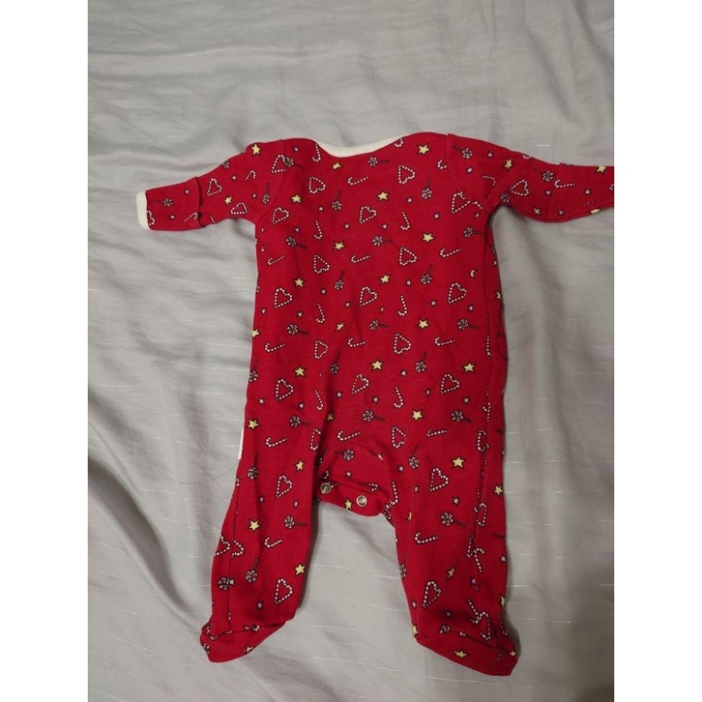 二手 新生兒 包腳連身衣 50-細節圖3