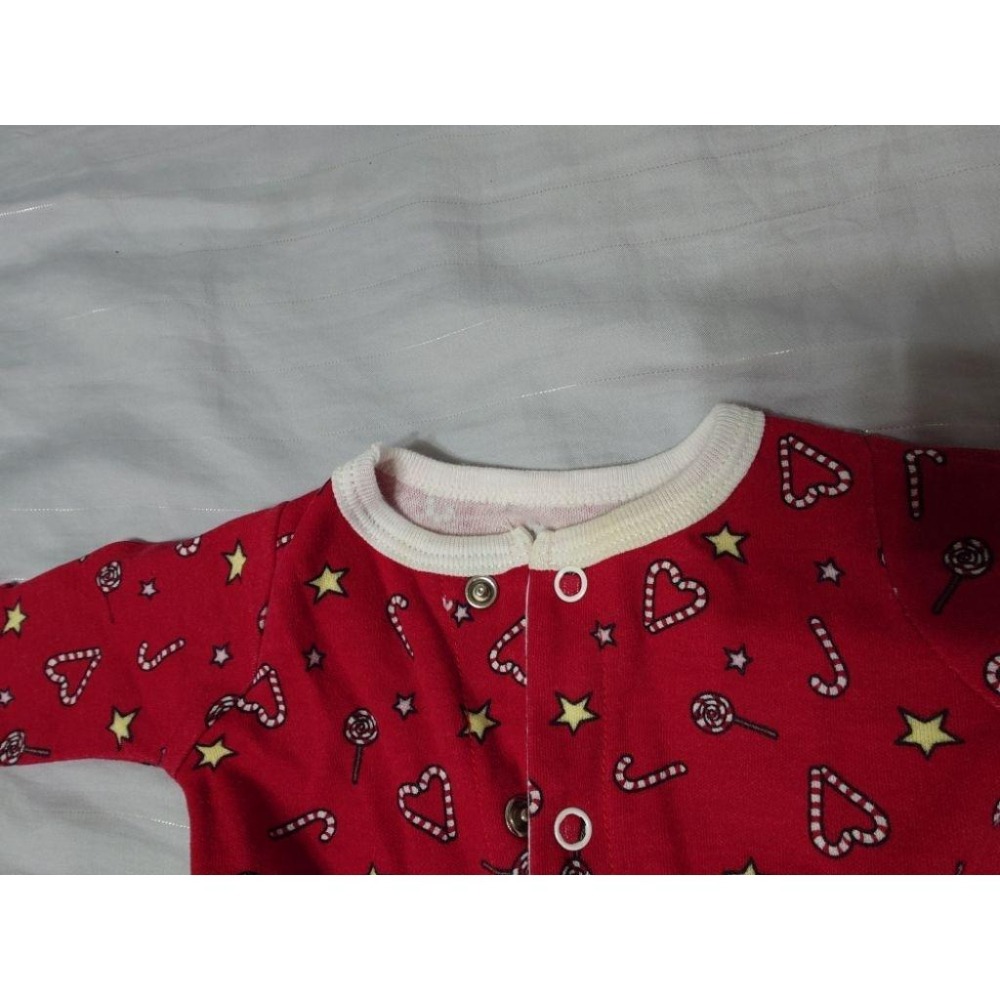 二手 新生兒 包腳連身衣 50-細節圖4