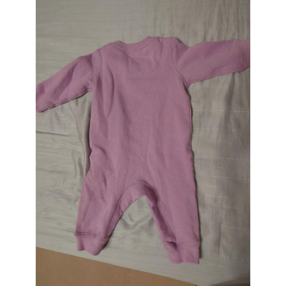 二手 roots 刷毛長袖連身衣 3-6M-細節圖2