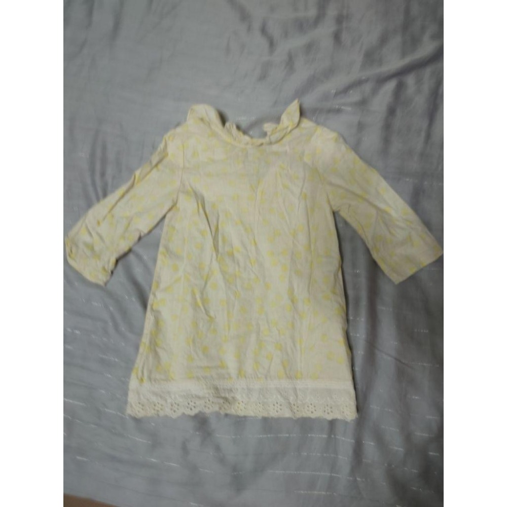二手 正韓童裝 襯衫式洋裝 12M-細節圖2