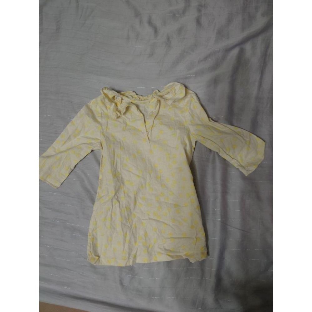 二手 正韓童裝 襯衫式洋裝 12M-細節圖4