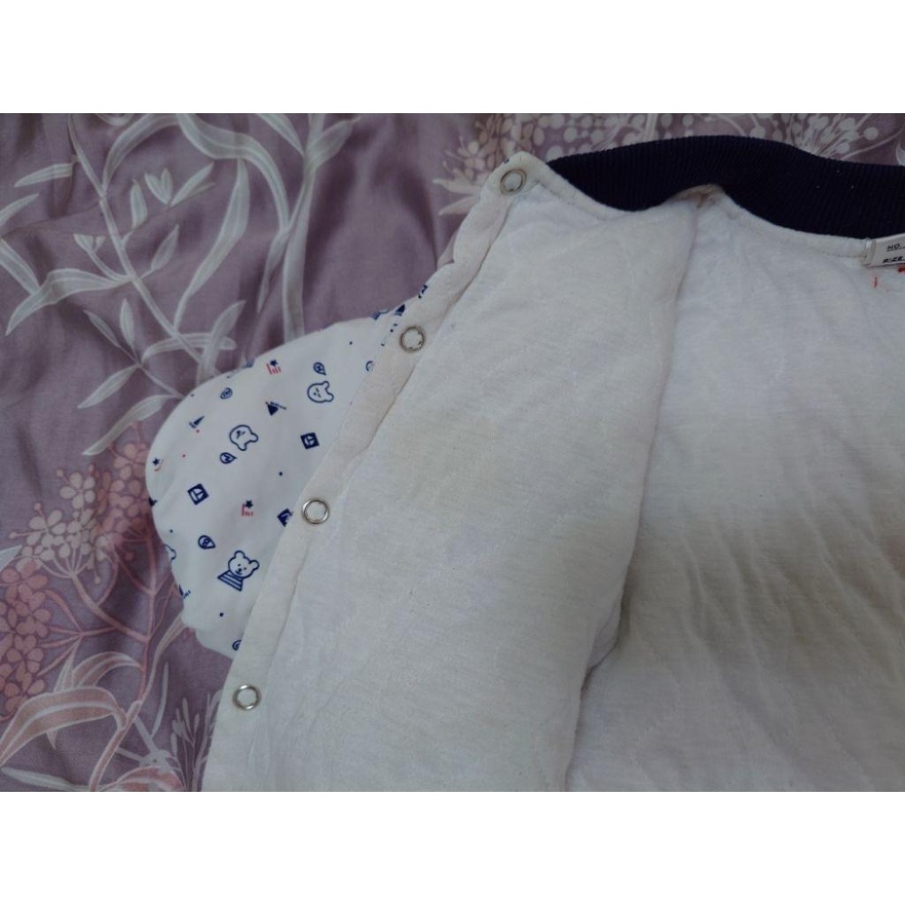 二手 厚鋪棉長袖連身衣 雪衣 66-細節圖4