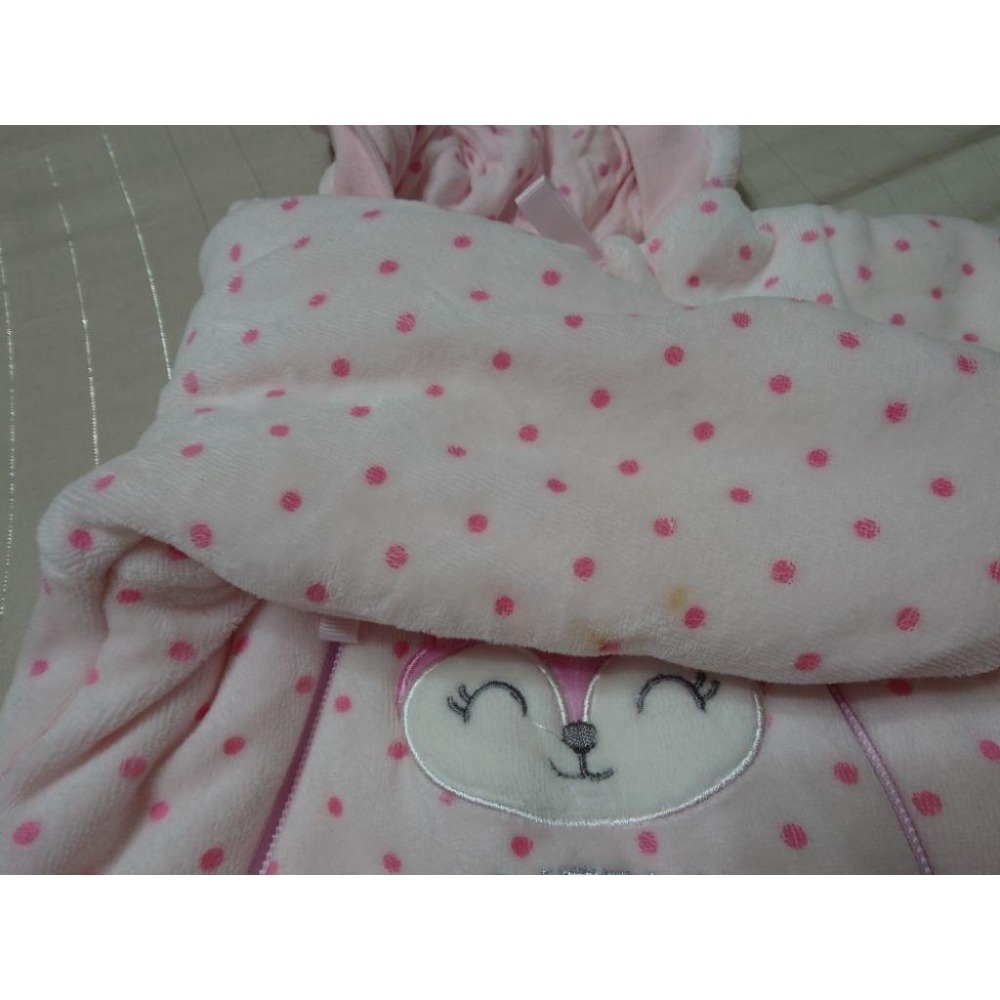 二手 厚鋪棉包腳連身衣 雪衣 62-細節圖3