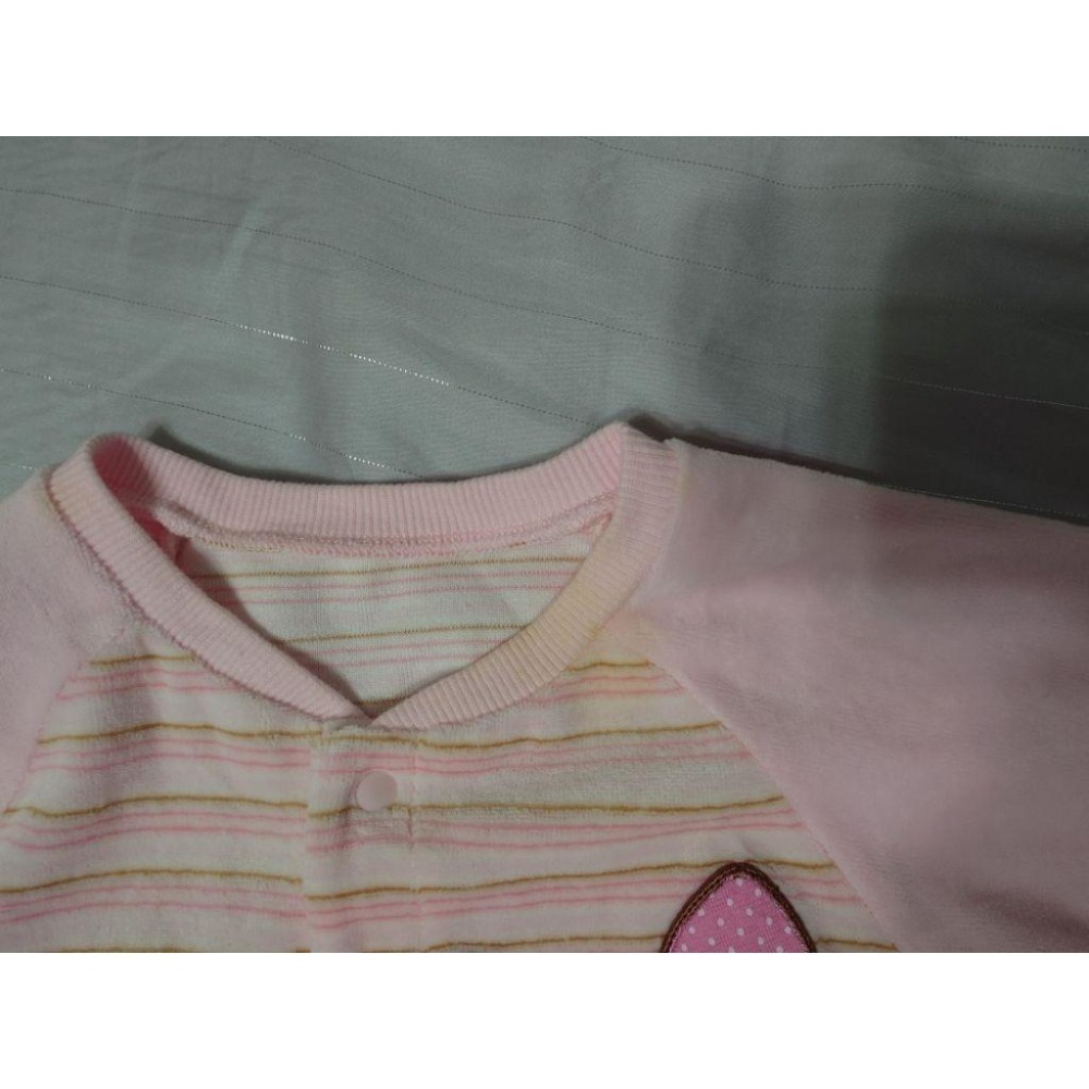 二手 麗嬰房 米妮刷毛連身衣 6M-細節圖2