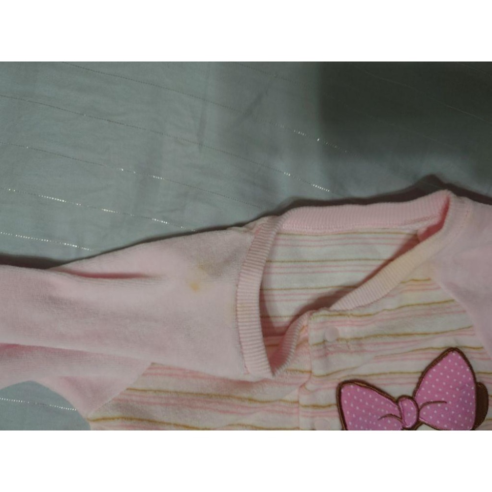 二手 麗嬰房 米妮刷毛連身衣 6M-細節圖3