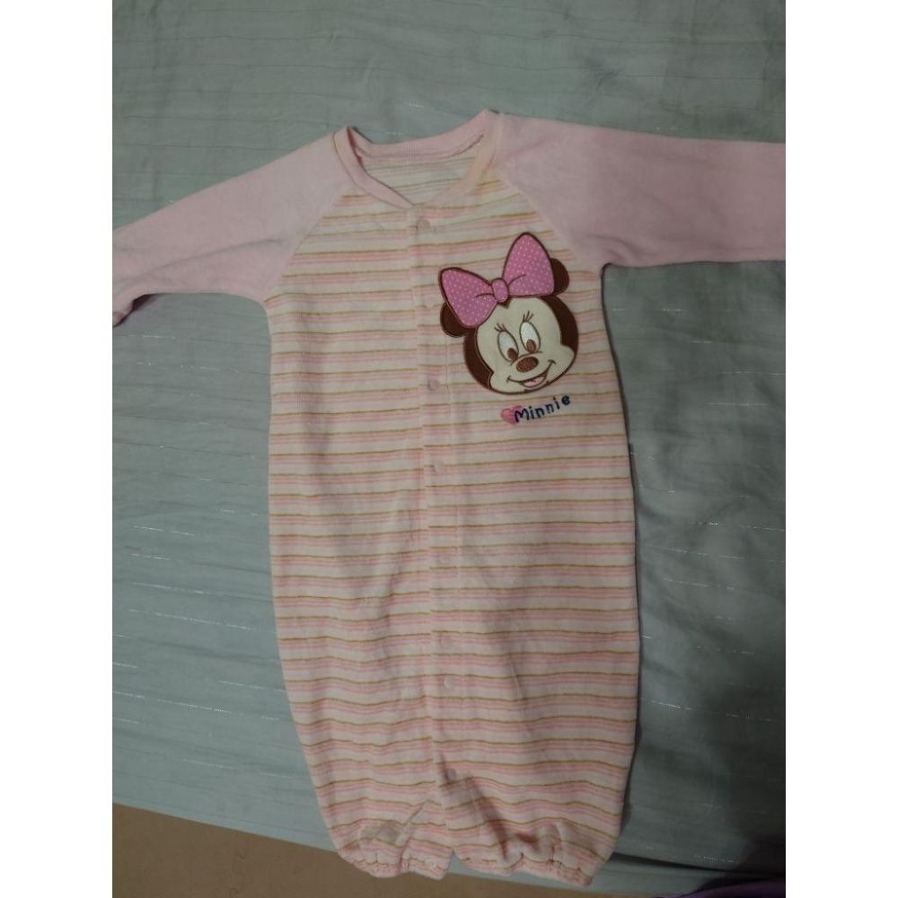 二手 麗嬰房 米妮刷毛連身衣 6M-細節圖4