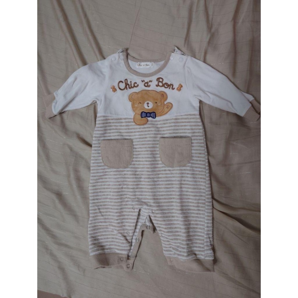 二手 奇哥 chic a bon 長袖連身衣 3M-細節圖2