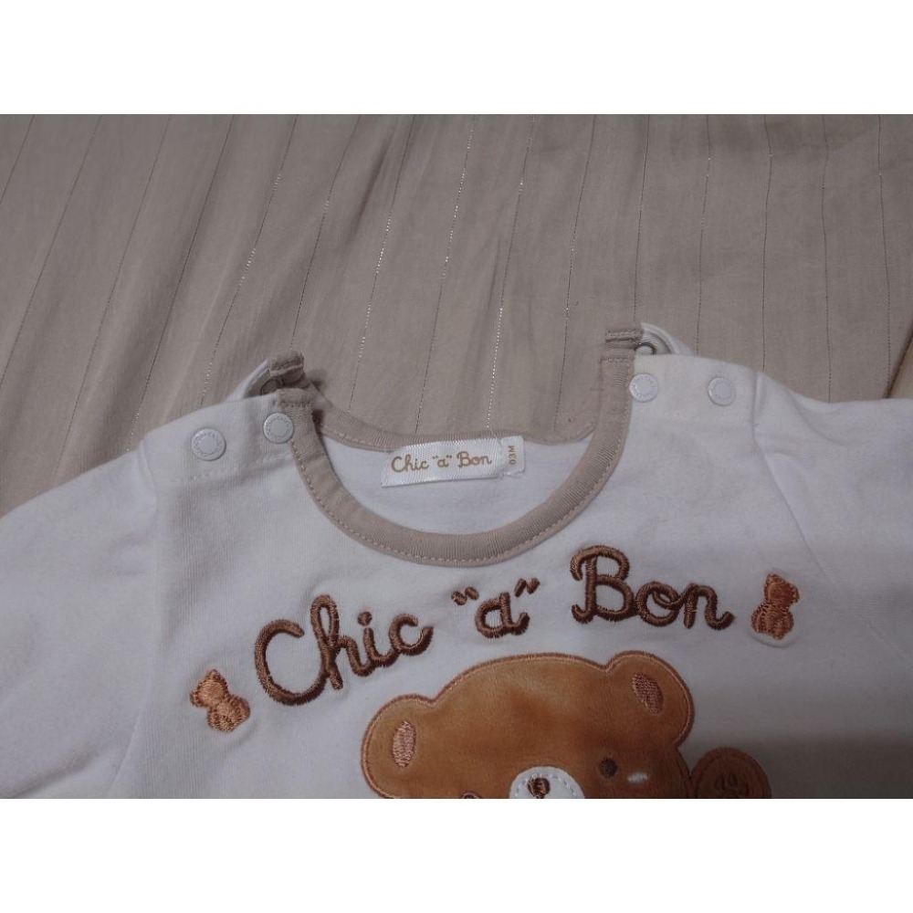 二手 奇哥 chic a bon 長袖連身衣 3M-細節圖3