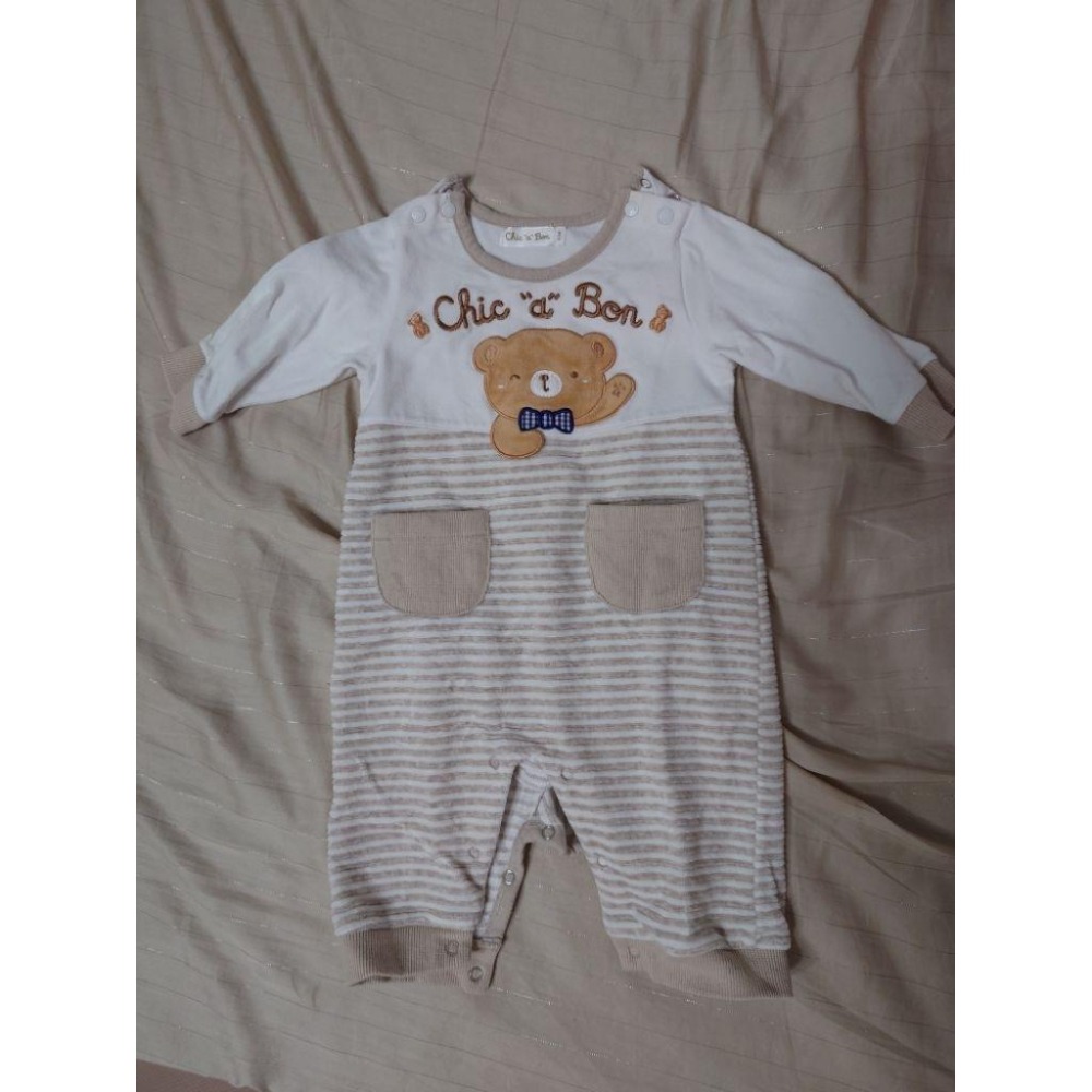 二手 奇哥 chic a bon 長袖連身衣 3M-細節圖8
