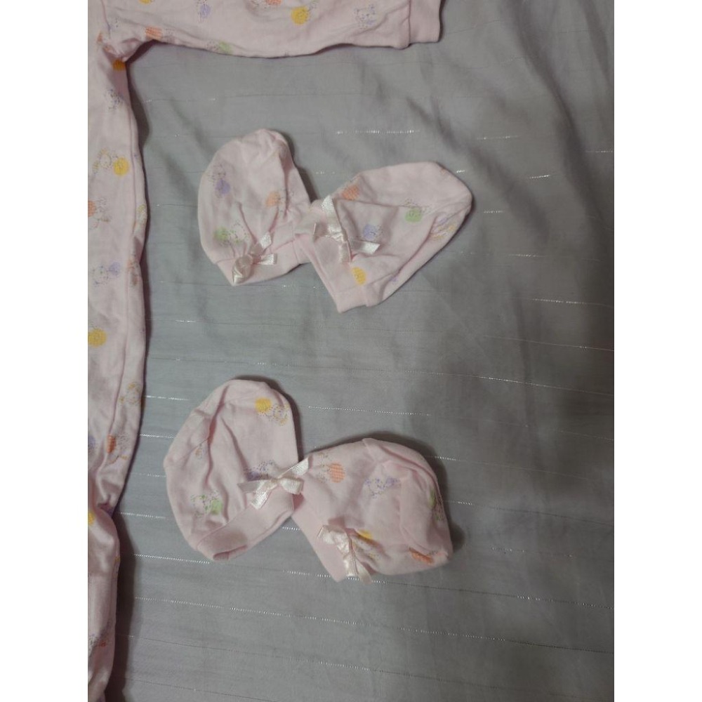 二手 台灣製 嬰兒長袖連身衣 寶寶套裝 70-細節圖3