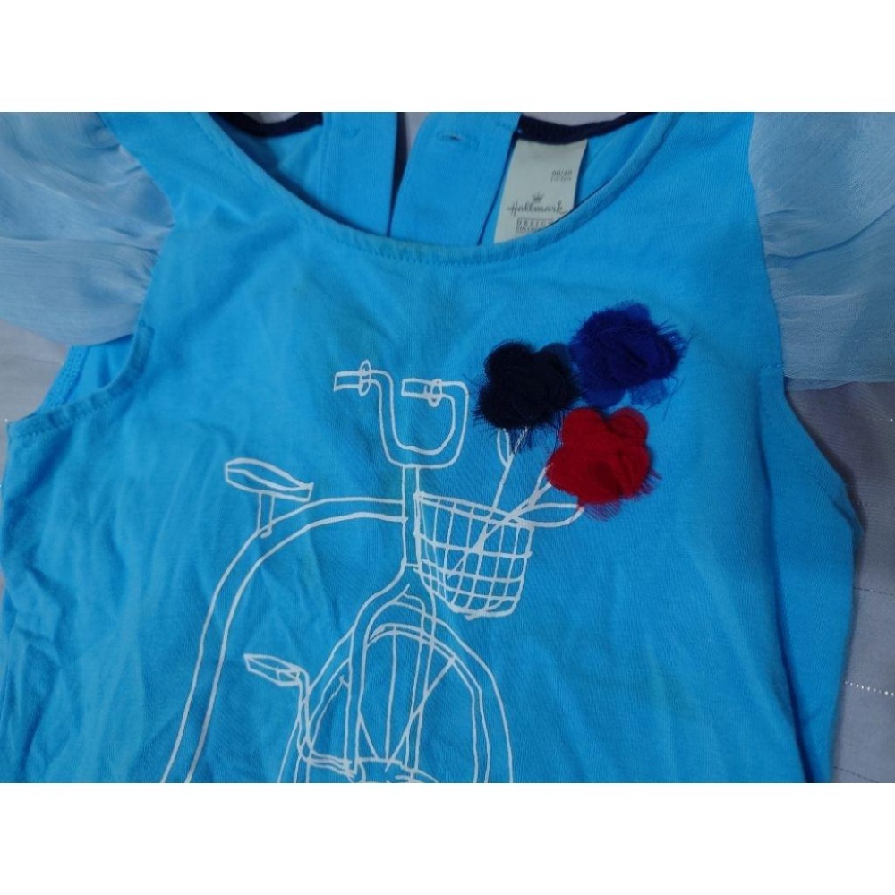 二手 Hallmark 女童短袖/無袖上衣 90-細節圖2