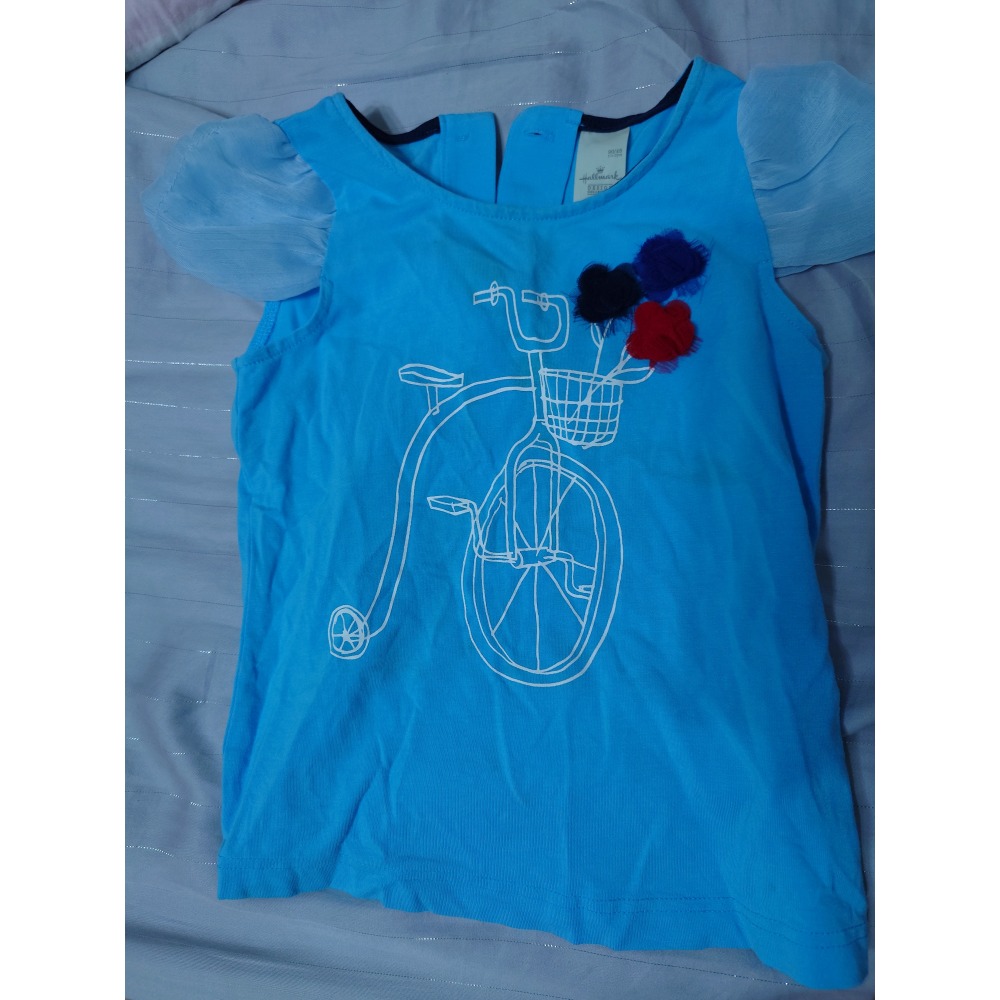 二手 Hallmark 女童短袖/無袖上衣 90-規格圖5