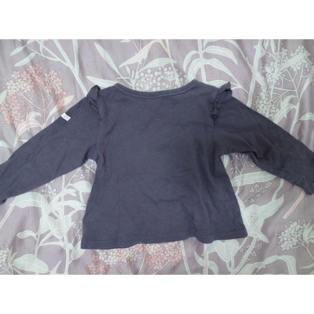 二手 petit main 女童長袖上衣 90-細節圖2