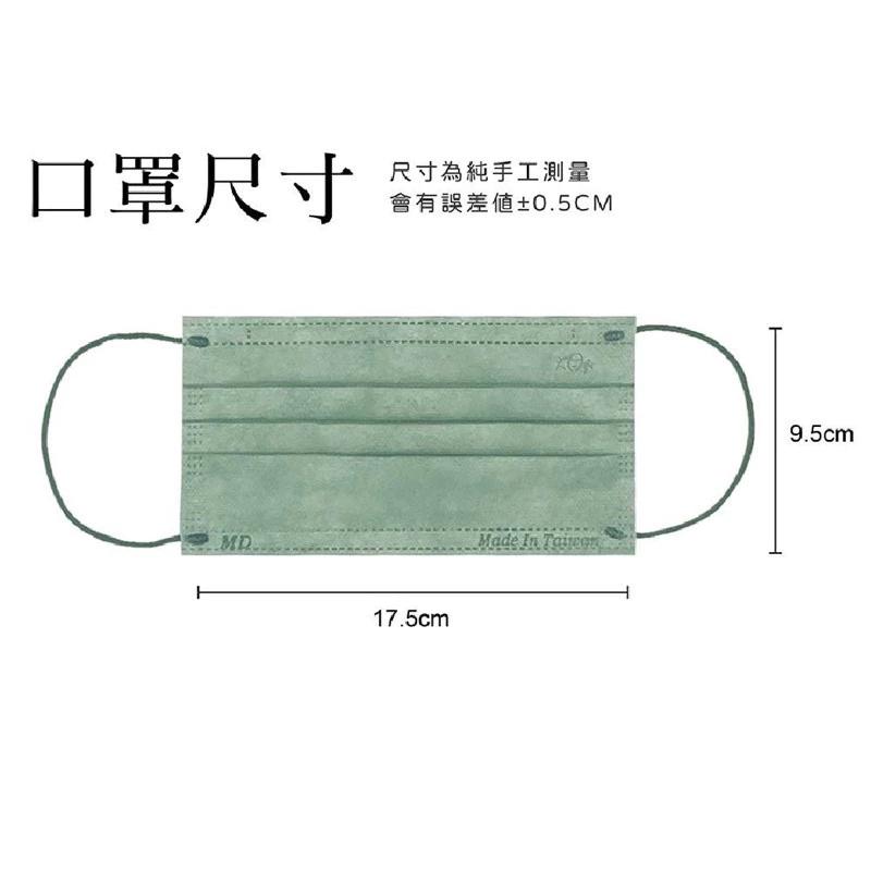 【現貨免運】台灣製MIT標章 宏瑋平面口罩 MD雙鋼印 醫用口罩 醫療口罩 成人平面口罩-細節圖6