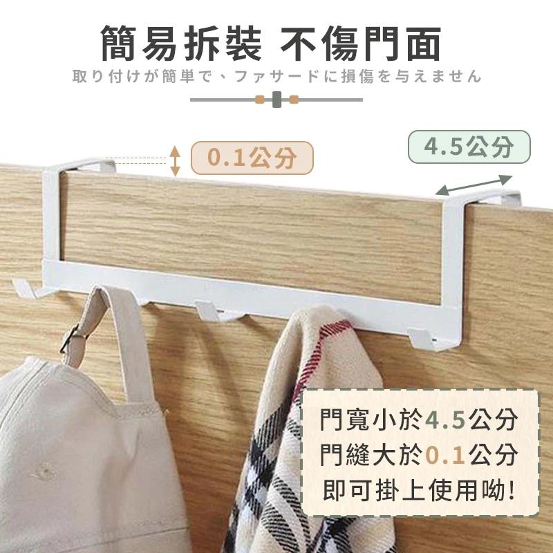 【現貨免運】門後掛鉤｜門後掛勾超耐重｜一掛即用｜門後掛架｜掛勾｜掛鉤｜工業風掛勾｜門掛架門後收納｜掛架｜置物-細節圖4